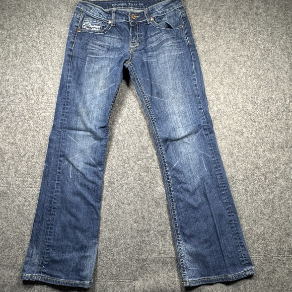 Cowgirl Tuff Blue Boot Cut Jeans - Picture 2 of 12